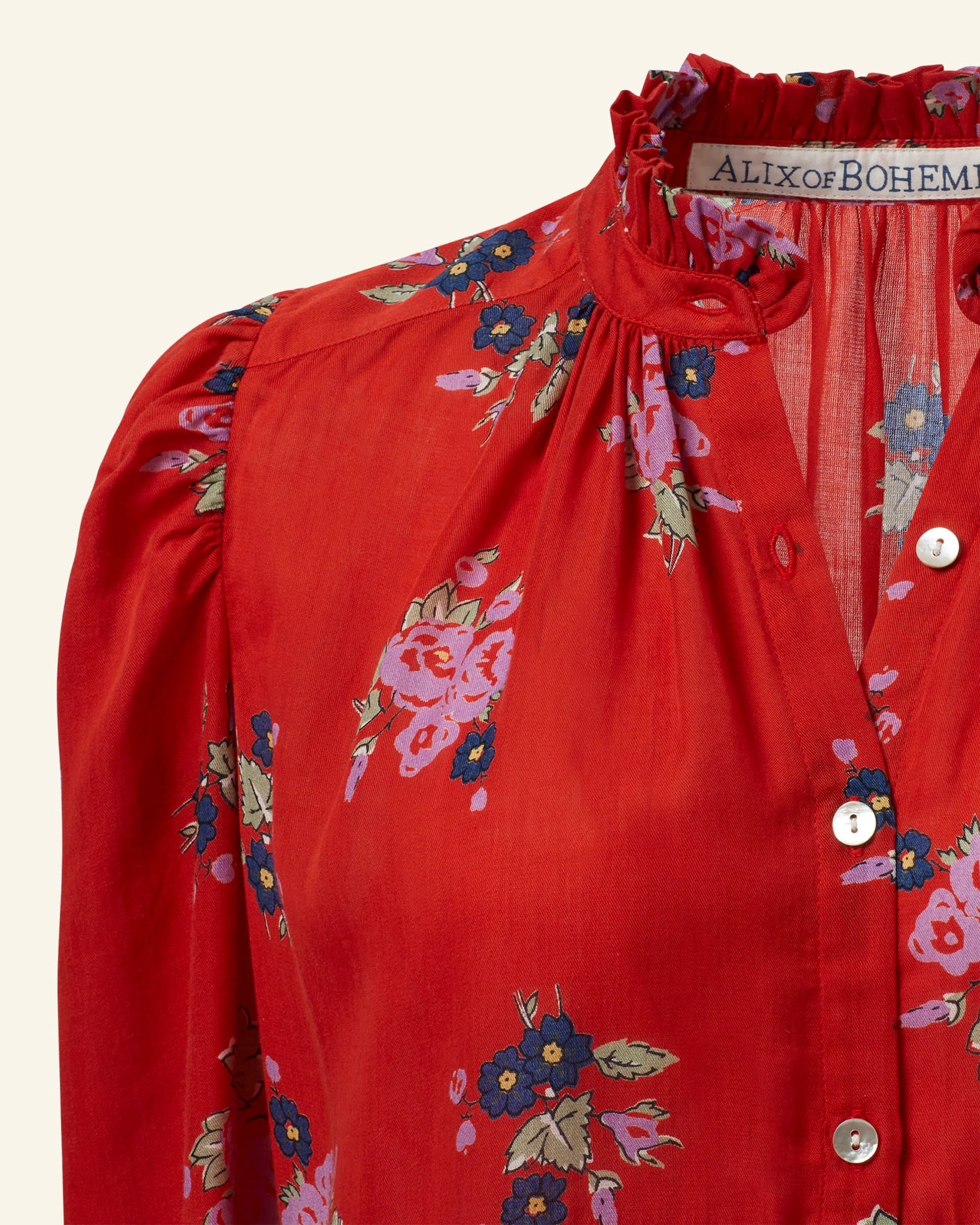 Winnie Carmine Bouquet Shirt