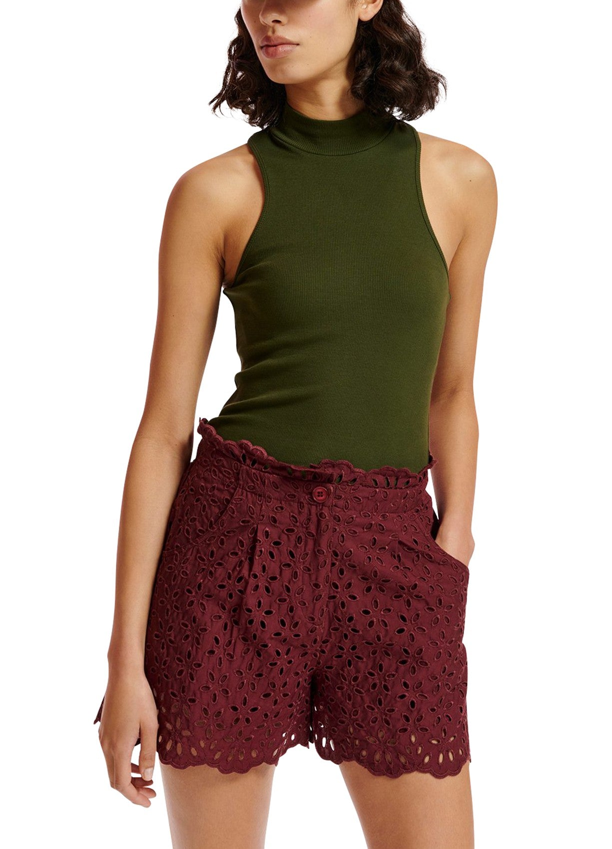 Demano Embroidered Shorts