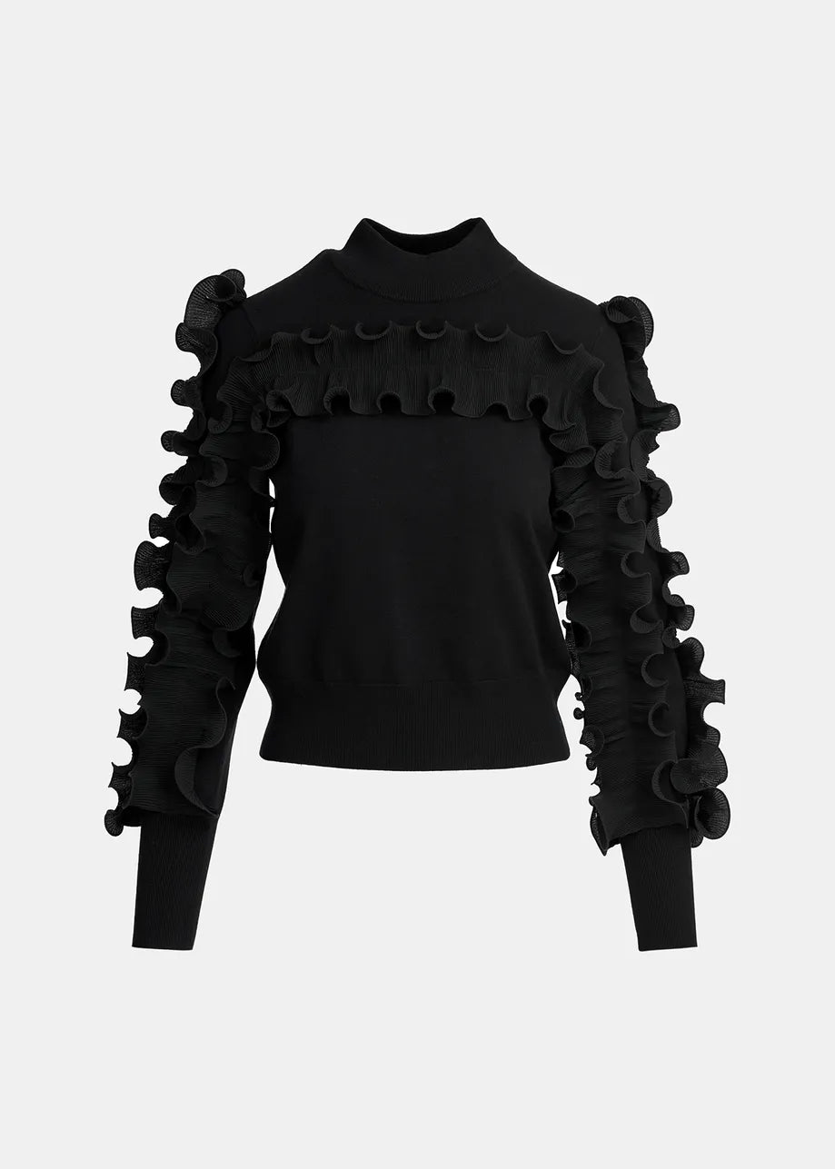 Ercole Pullover with Frills