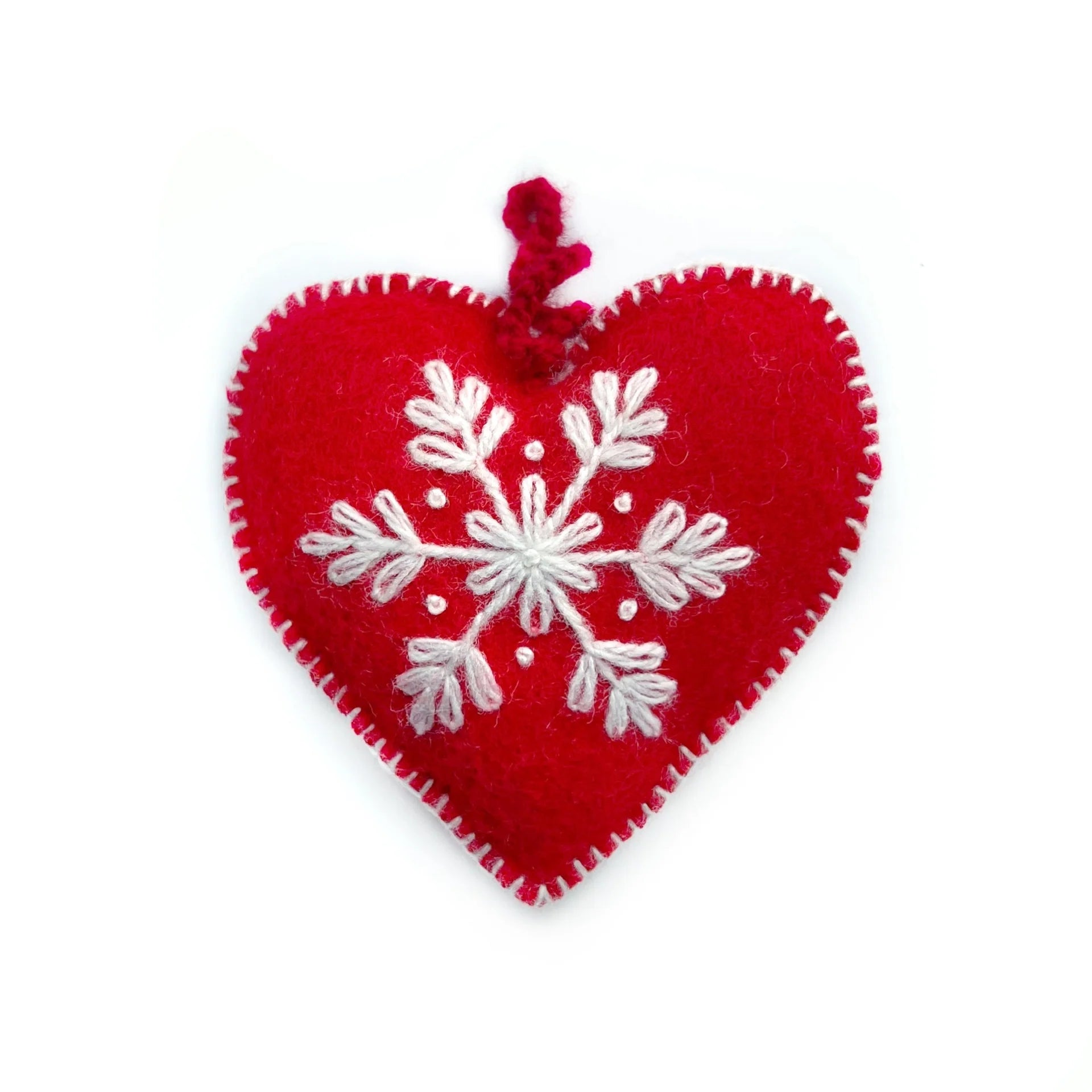 Wool Heart Ornament