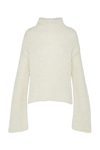 Mohair Ribbed Oversized Sweater