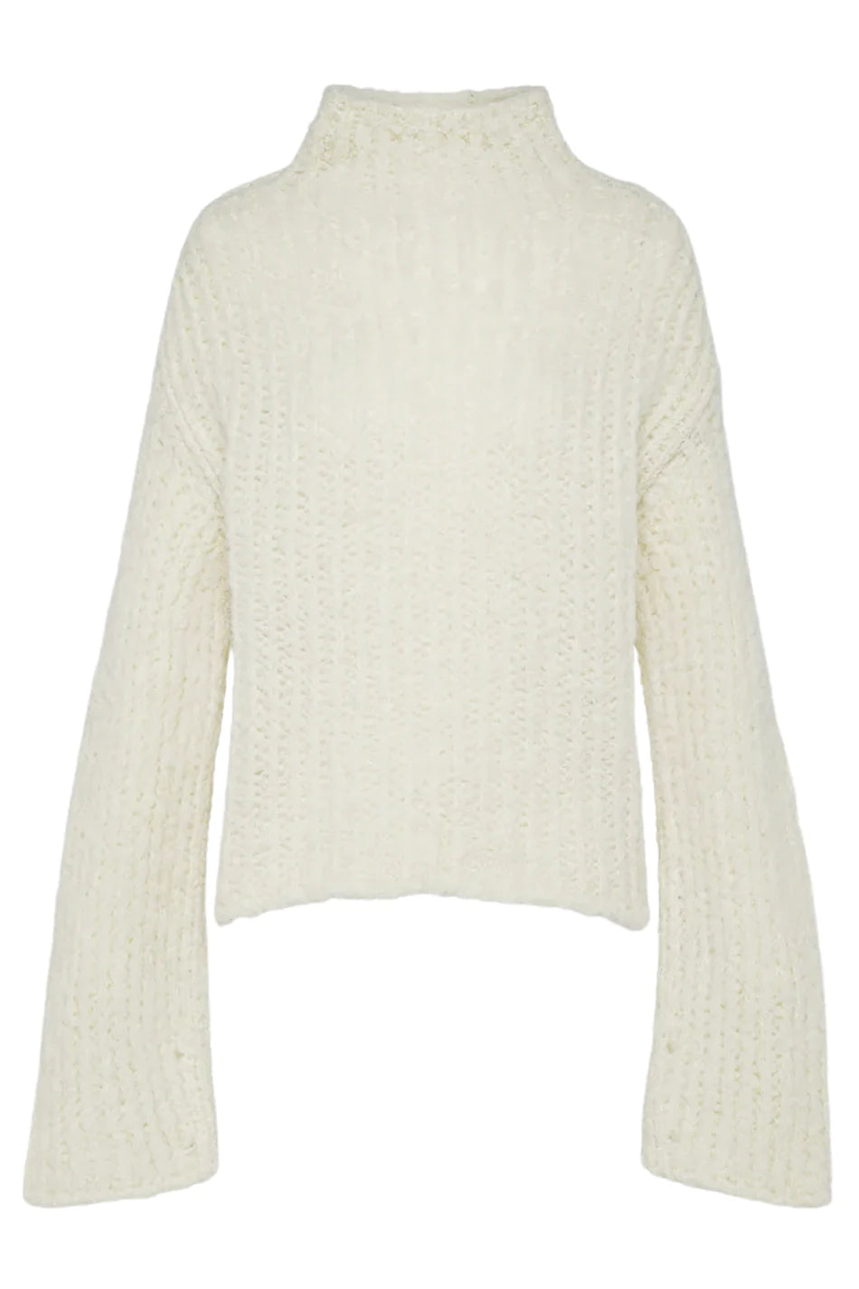 Mohair Ribbed Oversized Sweater