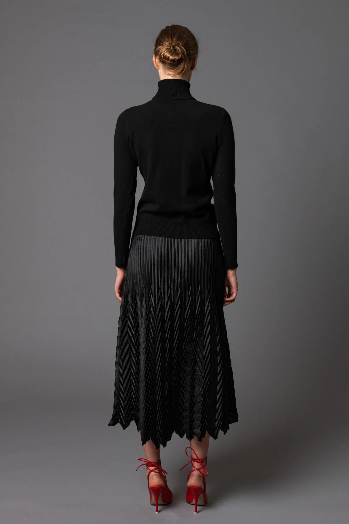 Origami Double Pleated Skirt