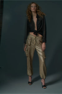 Metallic Super Cargo Pant