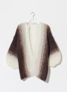 Mohair Big Cardigan Ombre