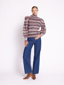 Andrea Knit Striped Sweater