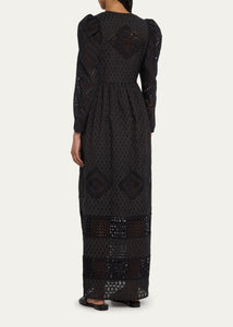 Winifred Black Eyelet Dress