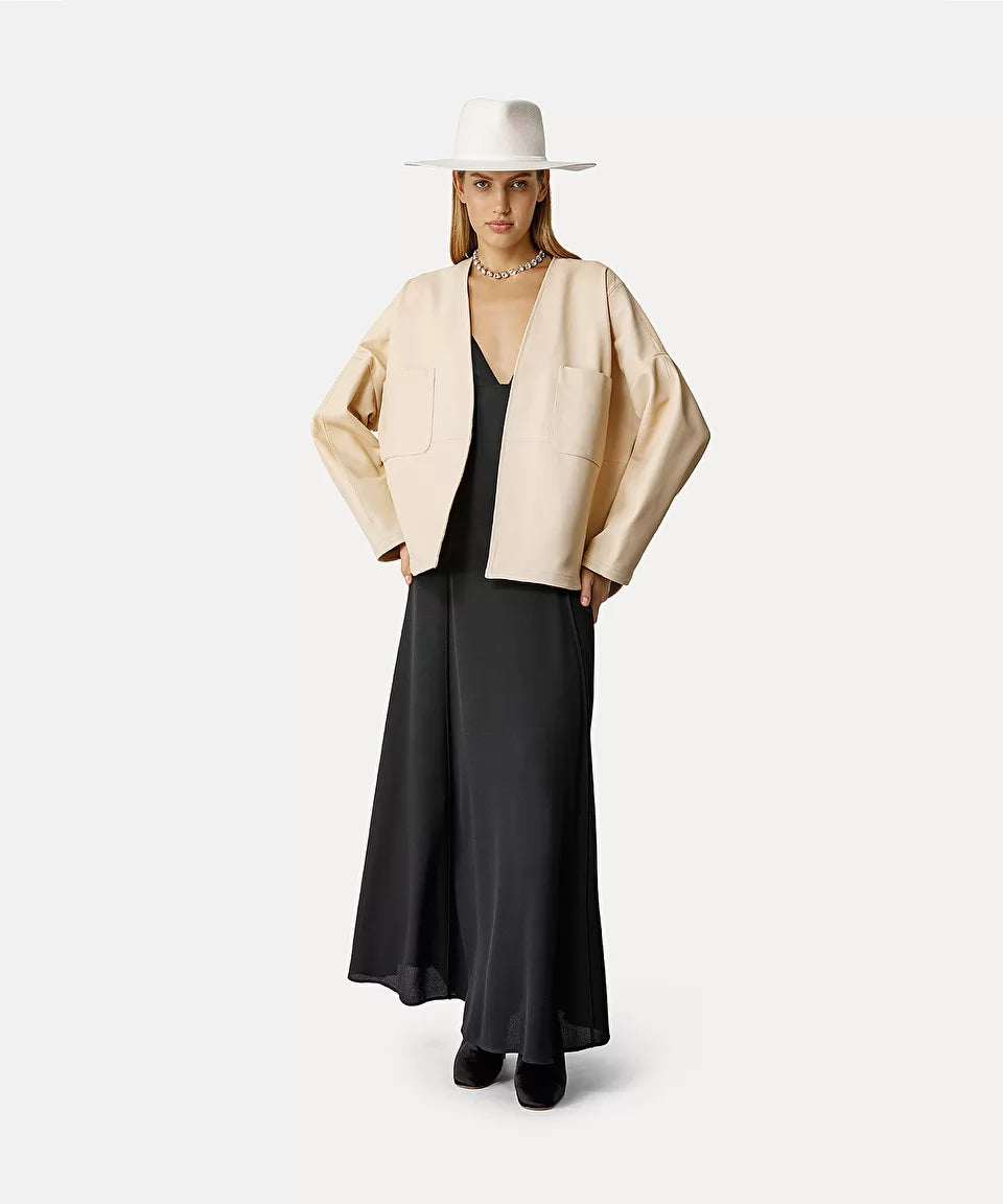 Nappa Leather Kimono