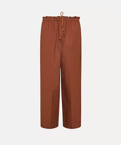 Cotton Poplin Drawstring Pant