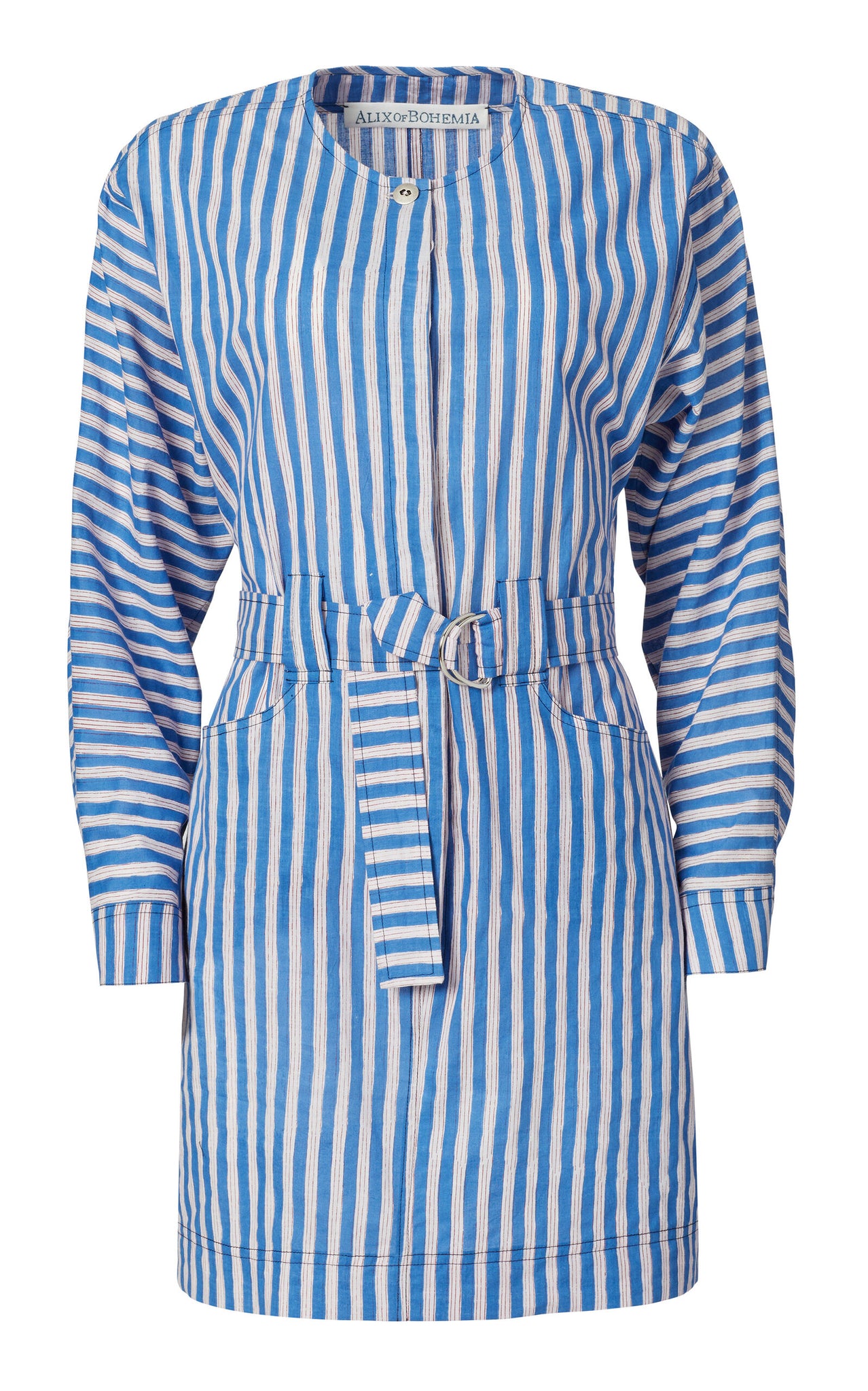 Laurent Blue Stripe Dress