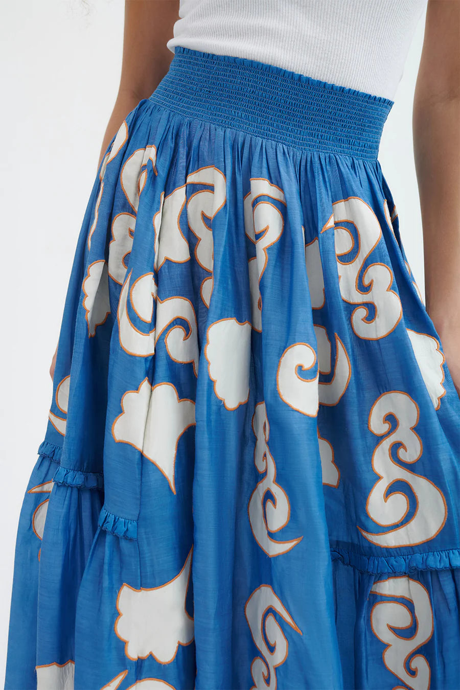 Thomas Patch Embroidered Skirt