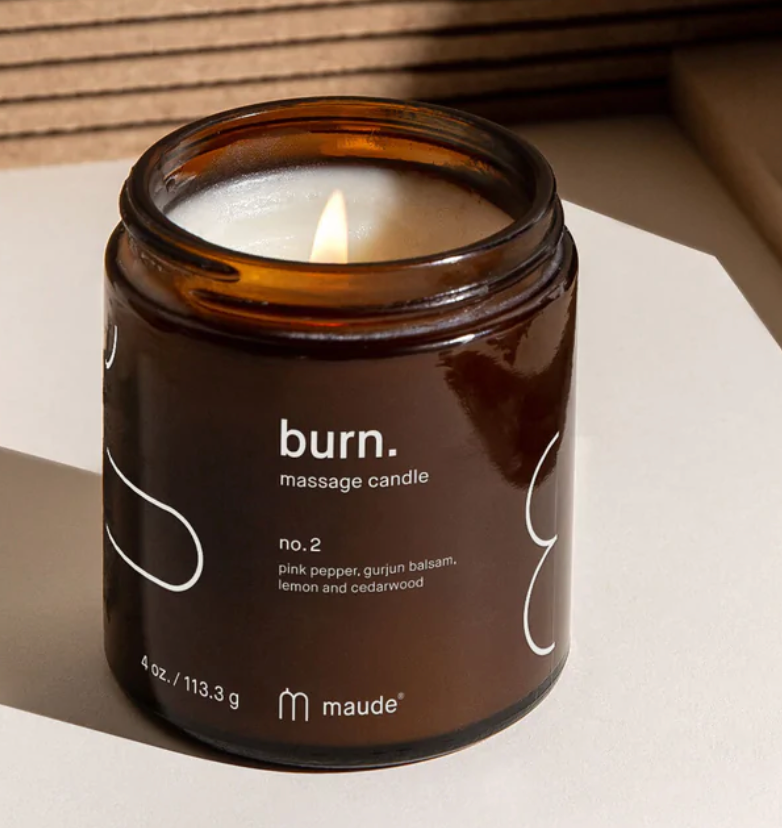 Burn no. 2 Massage Candle