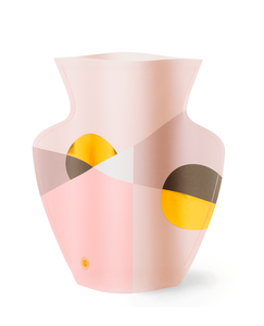 Paper Vase in Siena Pink